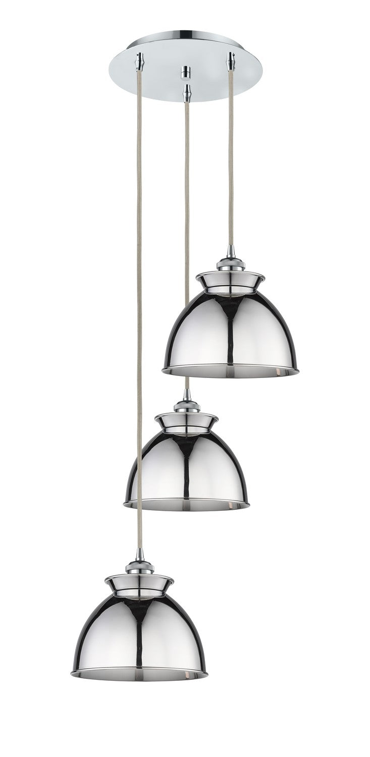 Innovations Downtown Urban 113B-3P-PC-M14-PC Chandelier Light - Polished Chrome