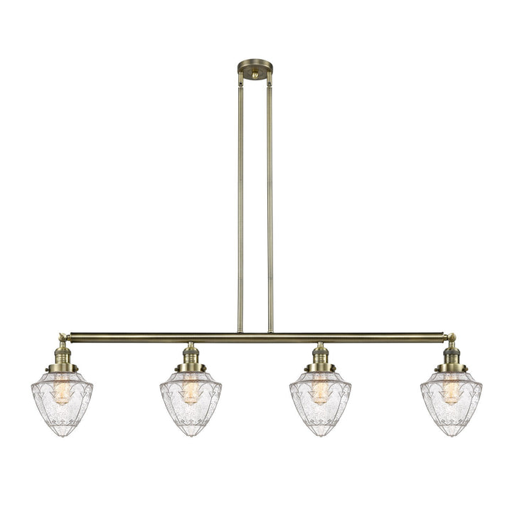 Innovations Franklin Restoration 205BK-BPSN-HRSN-G171 Bath Vanity Light 30 in. wide - Matte Black