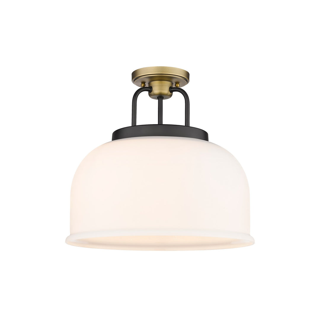 Innovations Downtown Urban 239-3C-BBB-G239-15WH Ceiling Light - Black Brushed Brass