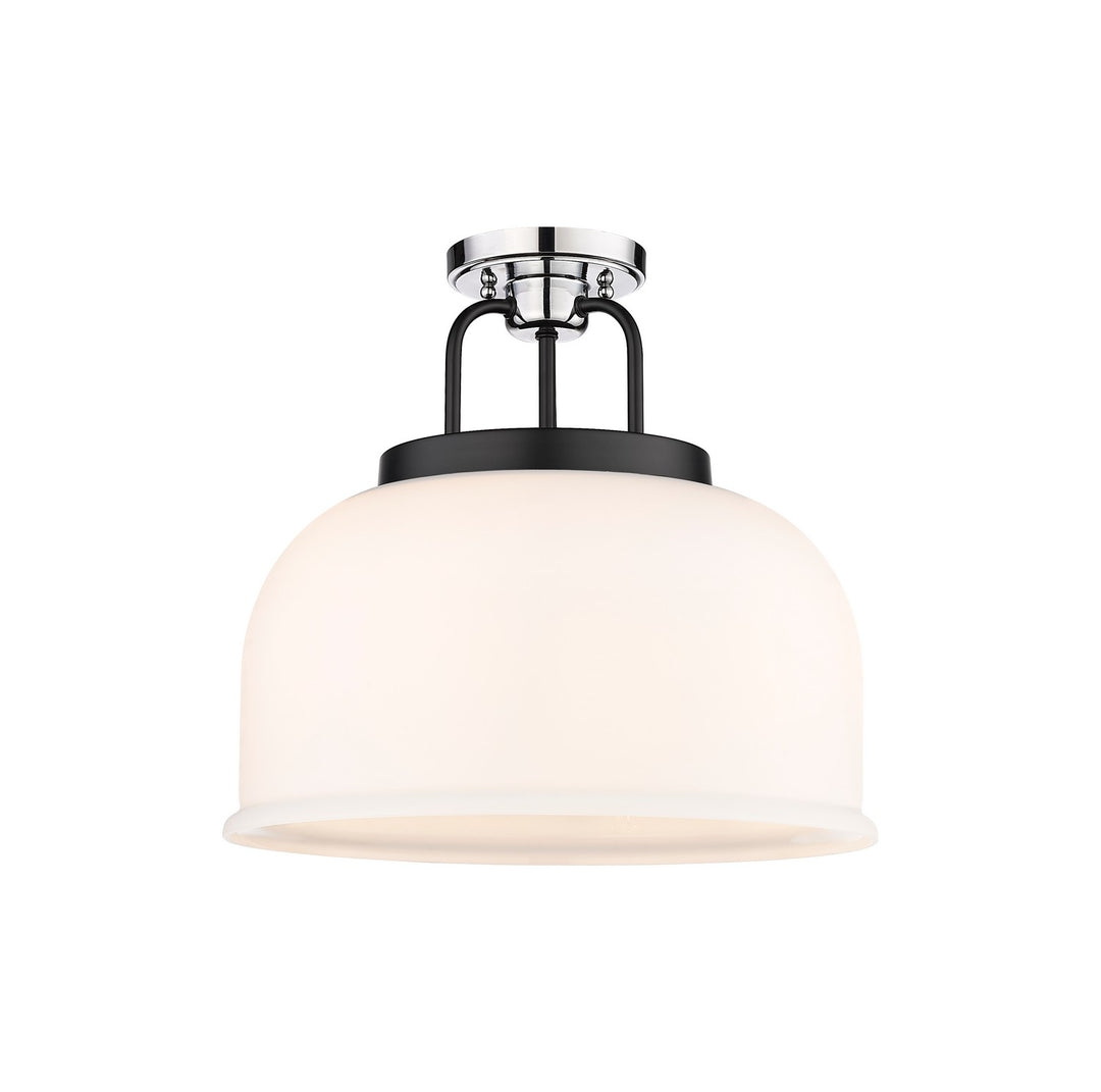 Innovations Downtown Urban 239-3C-BPC-G239-15WH Ceiling Light - Black Polished Chrome