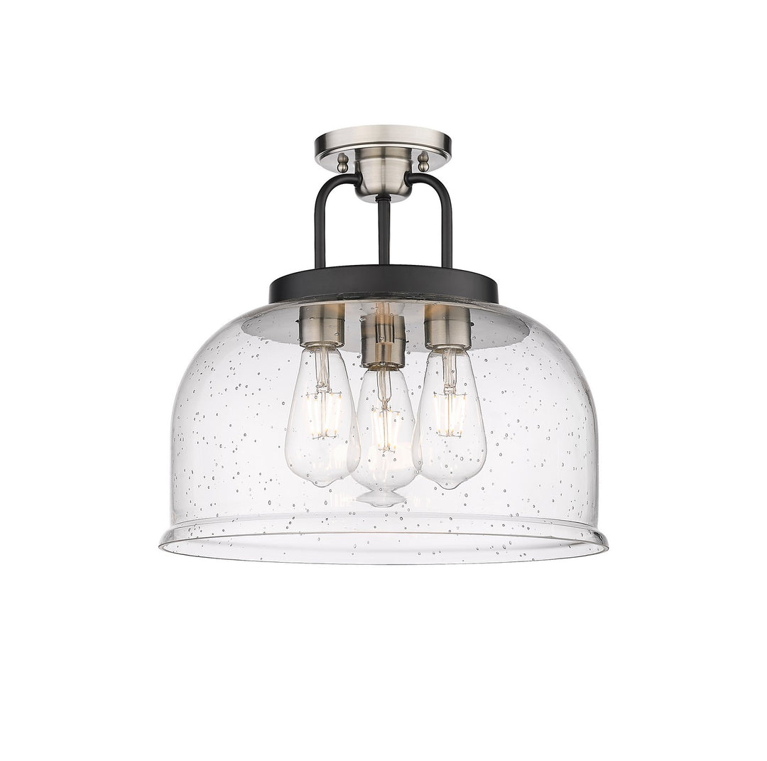 Innovations Downtown Urban 239-3C-BSN-G239-15SDY Ceiling Light - Black Satin Nickel