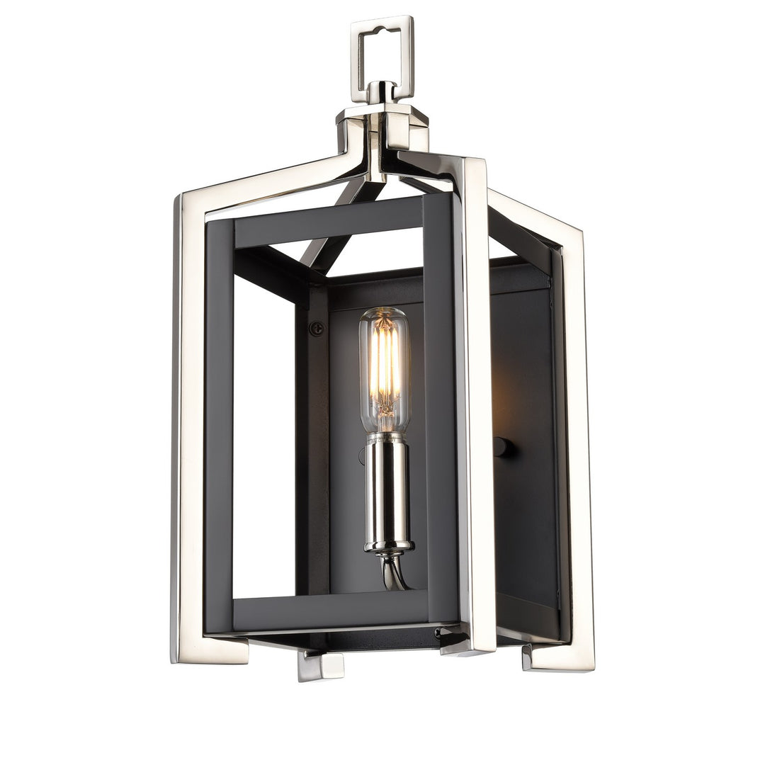 Innovations Downtown Urban 376-1W-BPN-6 Wall Sconce Light - Black Polished Nickel