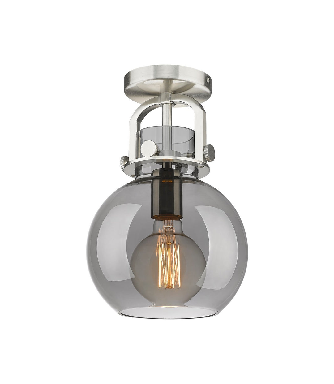 Innovations Downtown Urban 410-1F-SN-G410-8SM Ceiling Light - Satin Nickel