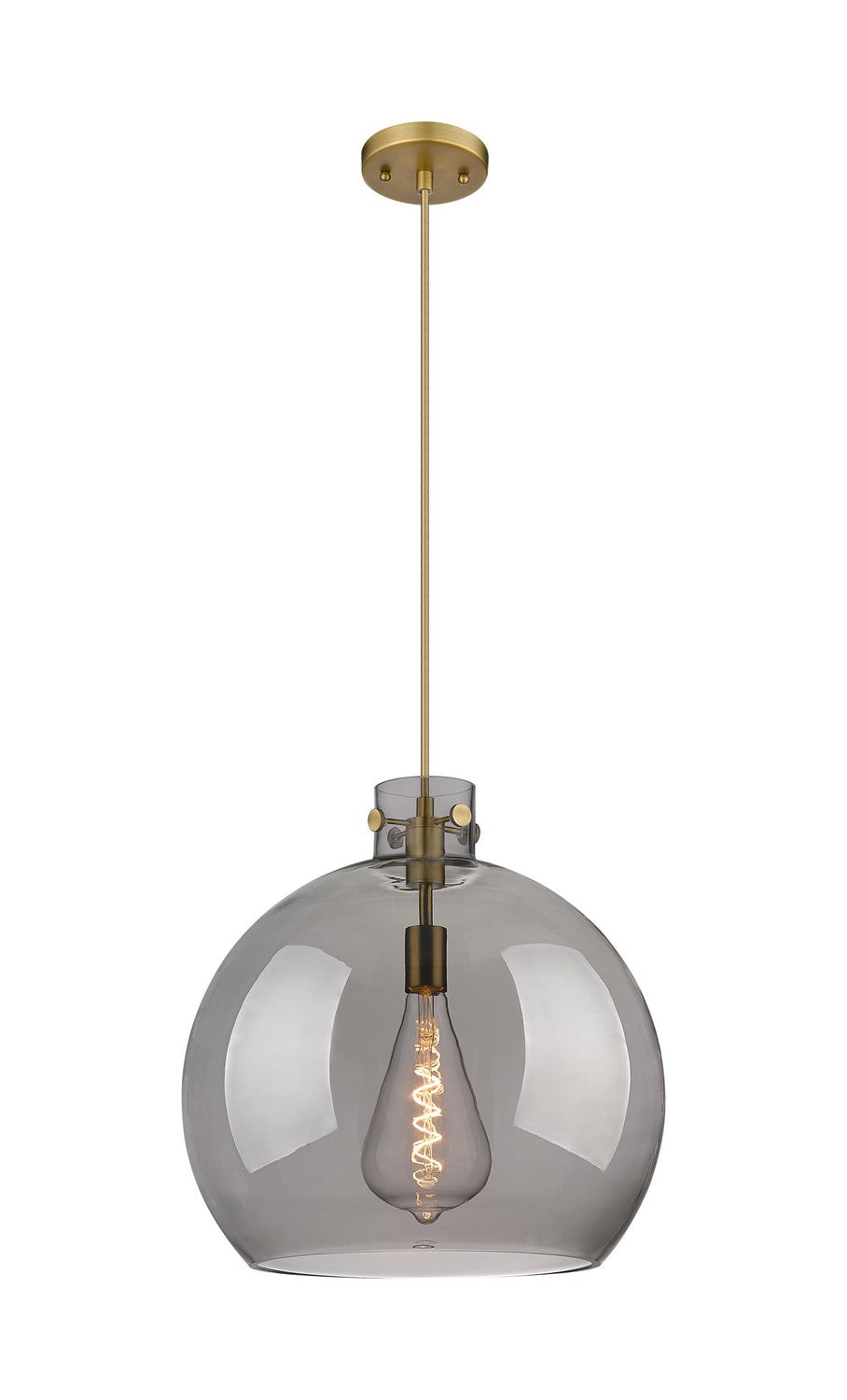 Innovations Newton 410-1PL-BB-G410-18SM Pendant Light - Brushed Brass