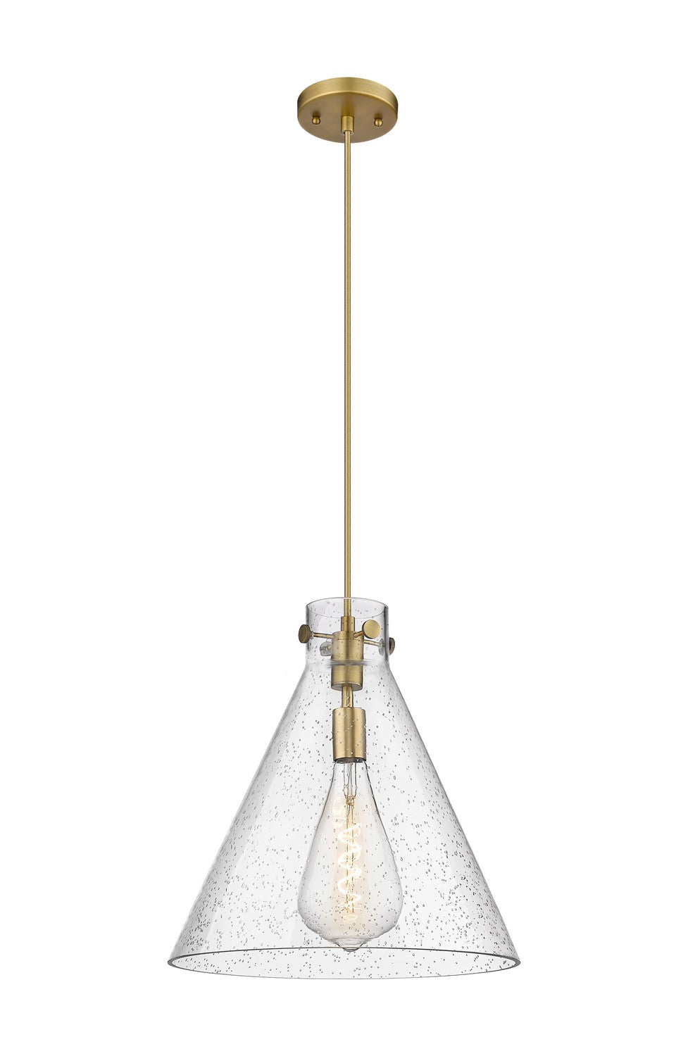 Innovations Downtown Urban 410-1PL-BB-G411-16SDY Pendant Light - Brushed Brass
