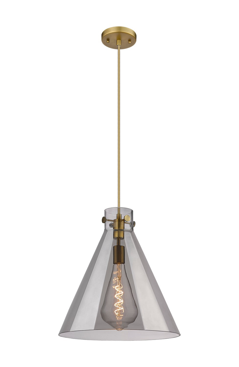 Innovations Downtown Urban 410-1PL-BB-G411-16SM Pendant Light - Brushed Brass