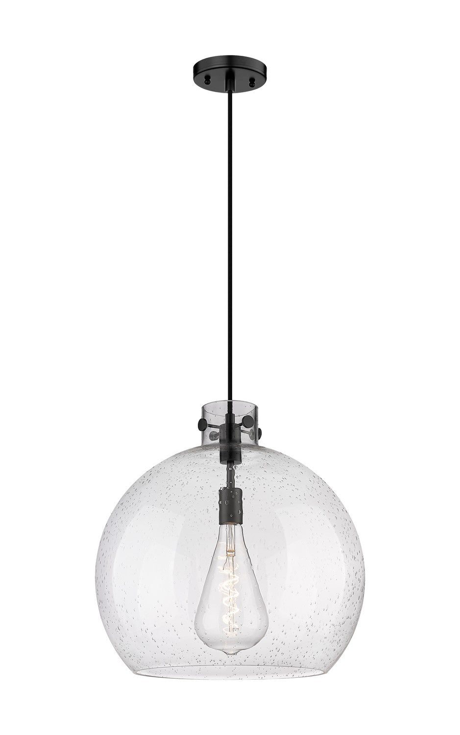 Innovations Newton 410-1PL-BK-G410-18SDY Pendant Light - Matte Black