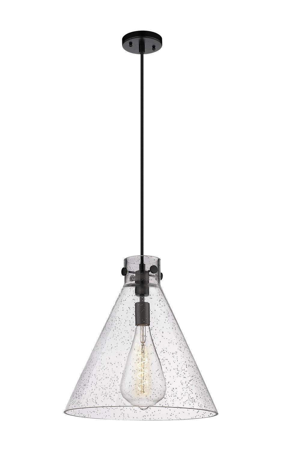 Innovations Downtown Urban 410-1PL-BK-G411-16SDY Pendant Light - Matte Black