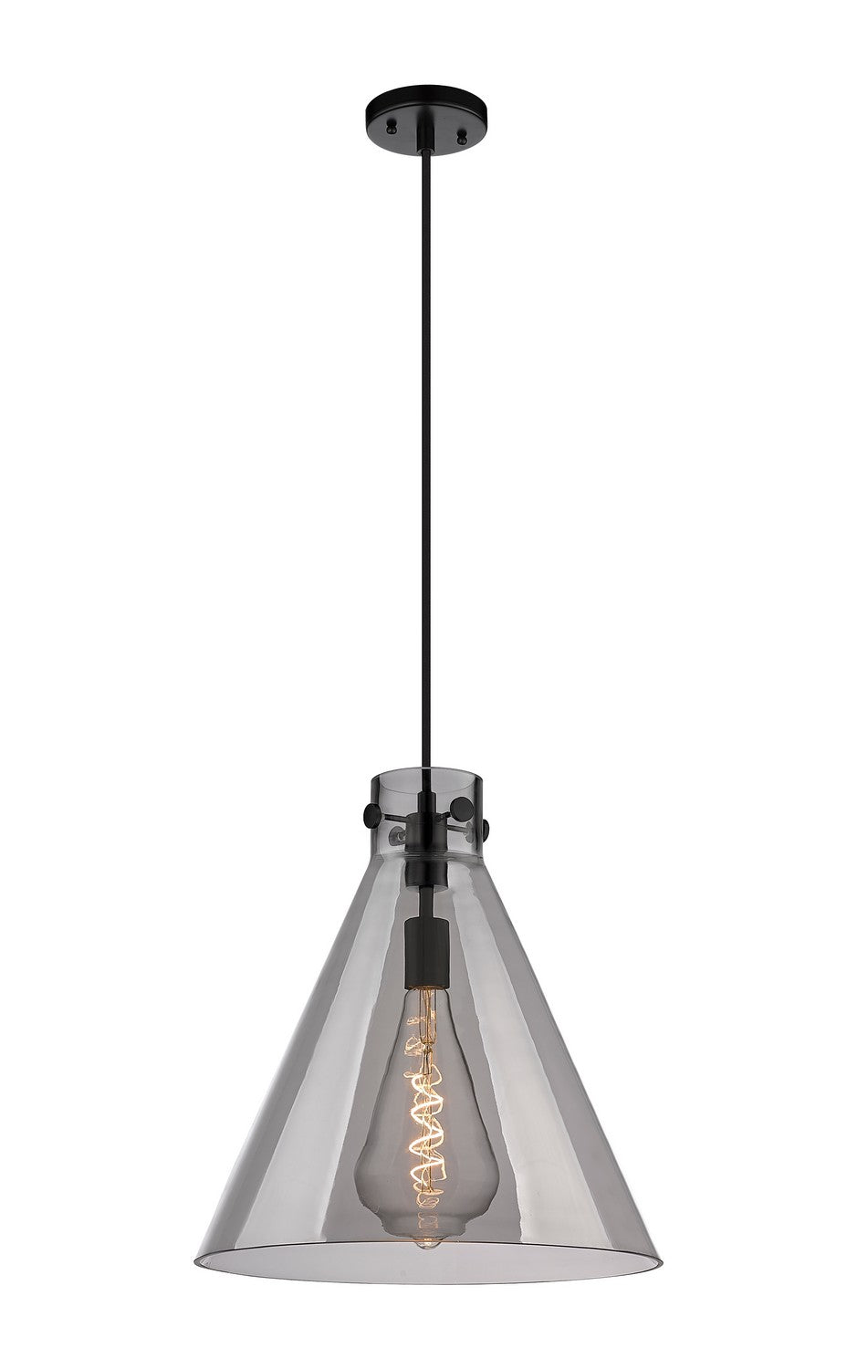 Innovations Downtown Urban 410-1PL-BK-G411-16SM Pendant Light - Matte Black