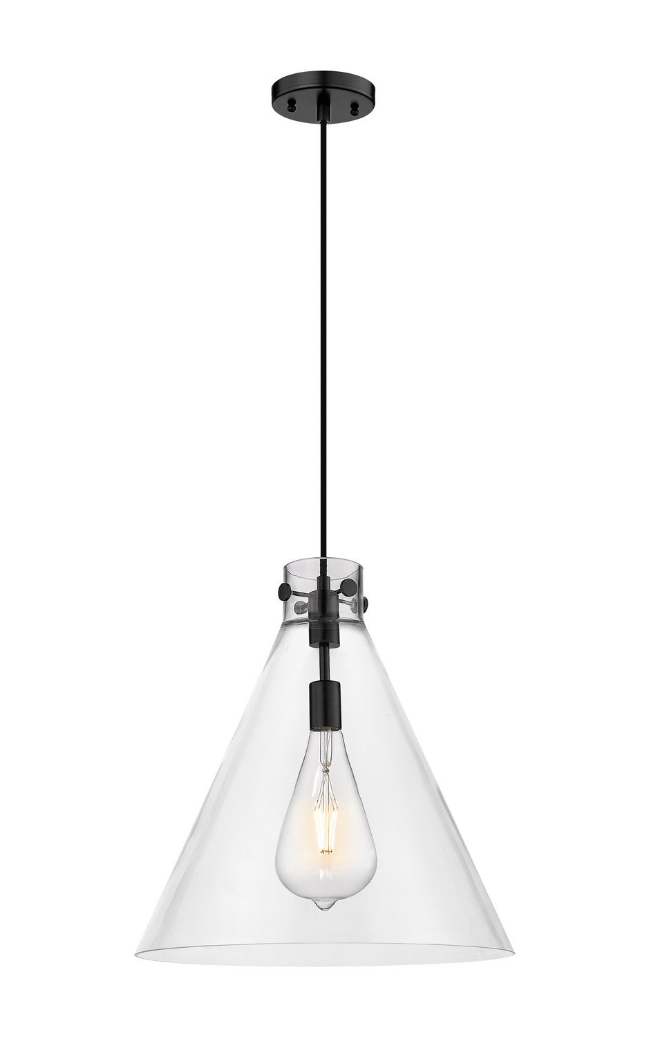 Innovations Downtown Urban 410-1PL-BK-G411-18CL Pendant Light - Matte Black