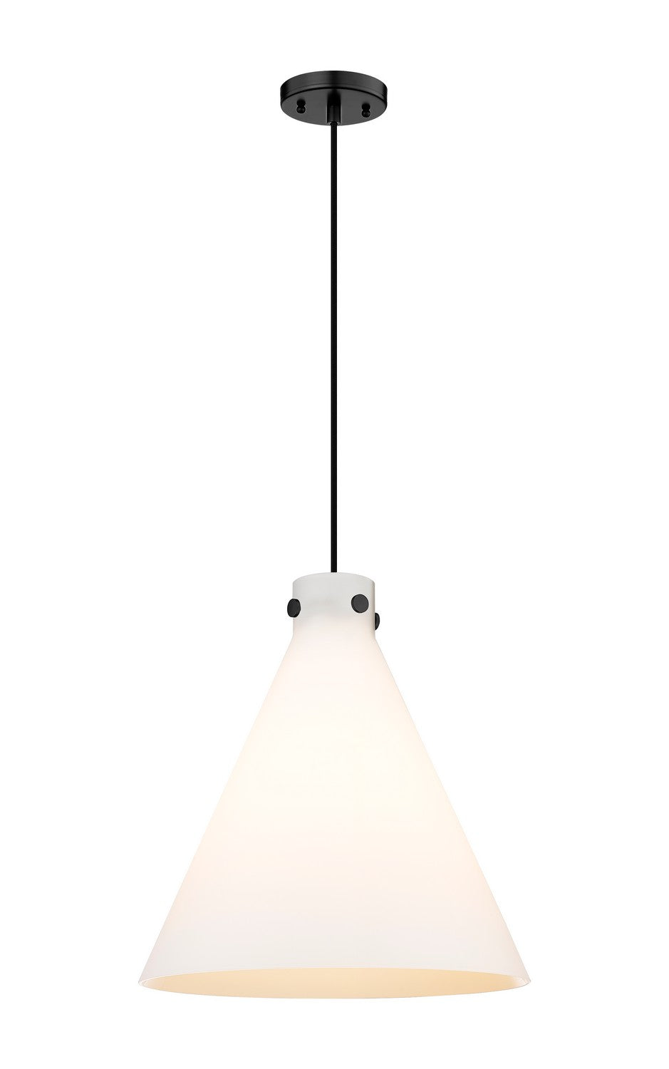 Innovations Downtown Urban 410-1PL-BK-G411-18WH Pendant Light - Matte Black