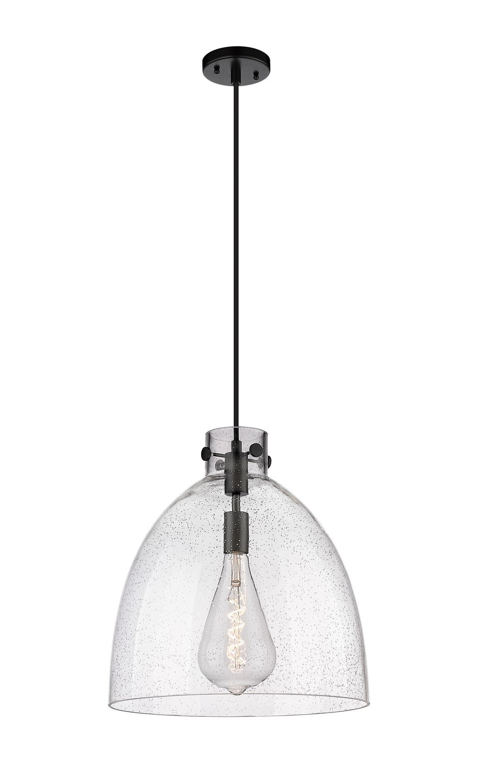 Innovations Downtown Urban 410-1PL-BK-G412-16SDY Pendant Light - Matte Black
