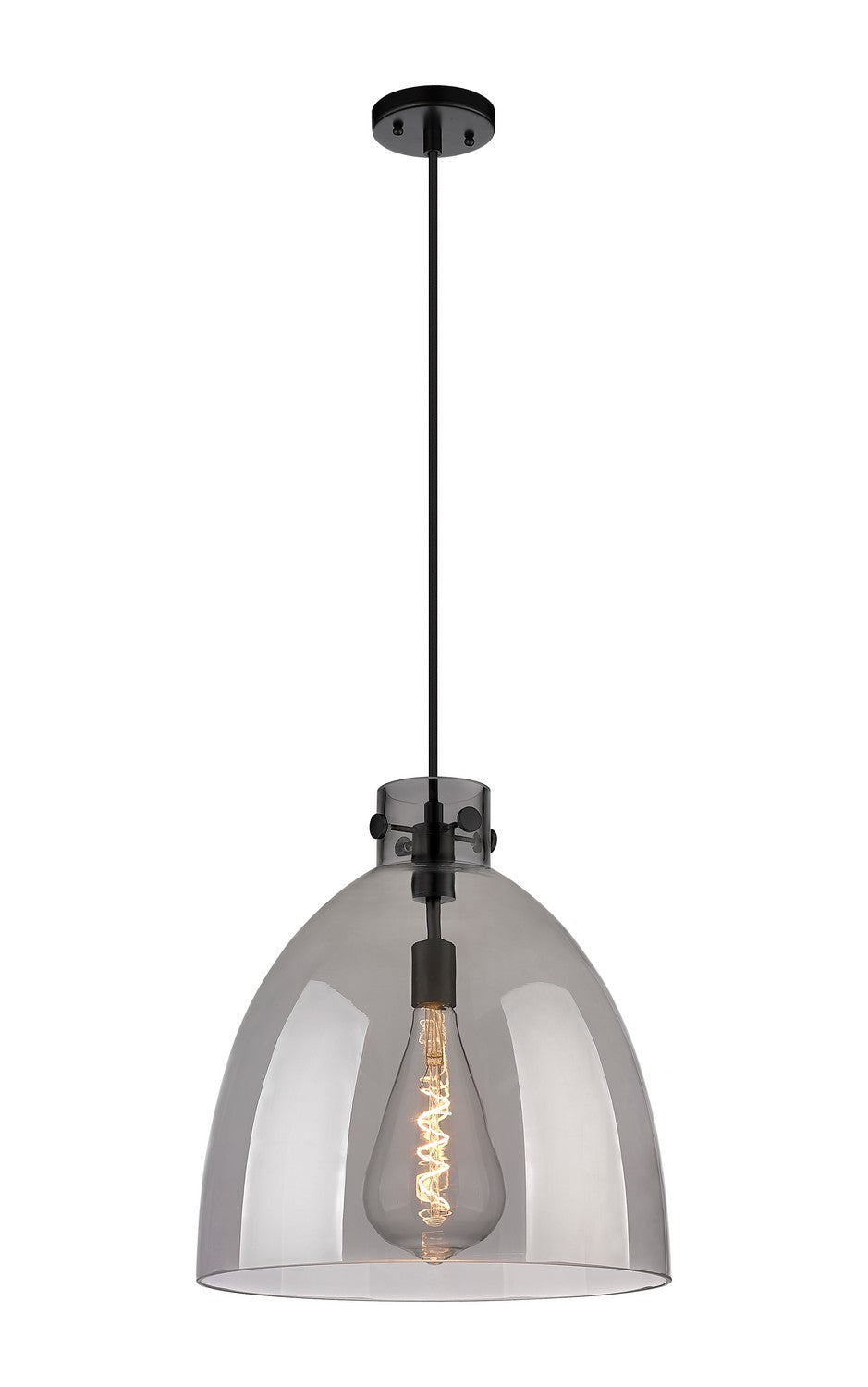 Innovations Downtown Urban 410-1PL-BK-G412-16SM Pendant Light - Matte Black