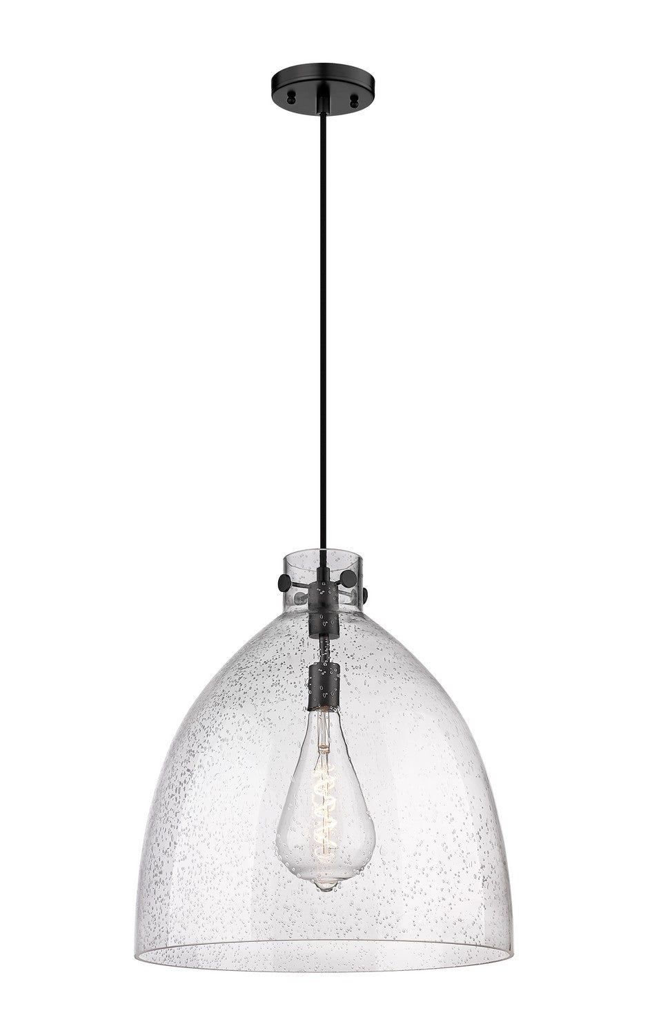Innovations Downtown Urban 410-1PL-BK-G412-18SDY Pendant Light - Matte Black