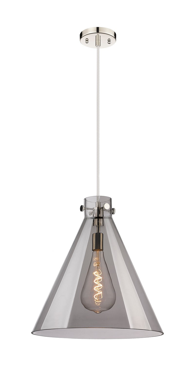 Innovations Downtown Urban 410-1PL-PN-G411-18SM Pendant Light - Polished Nickel
