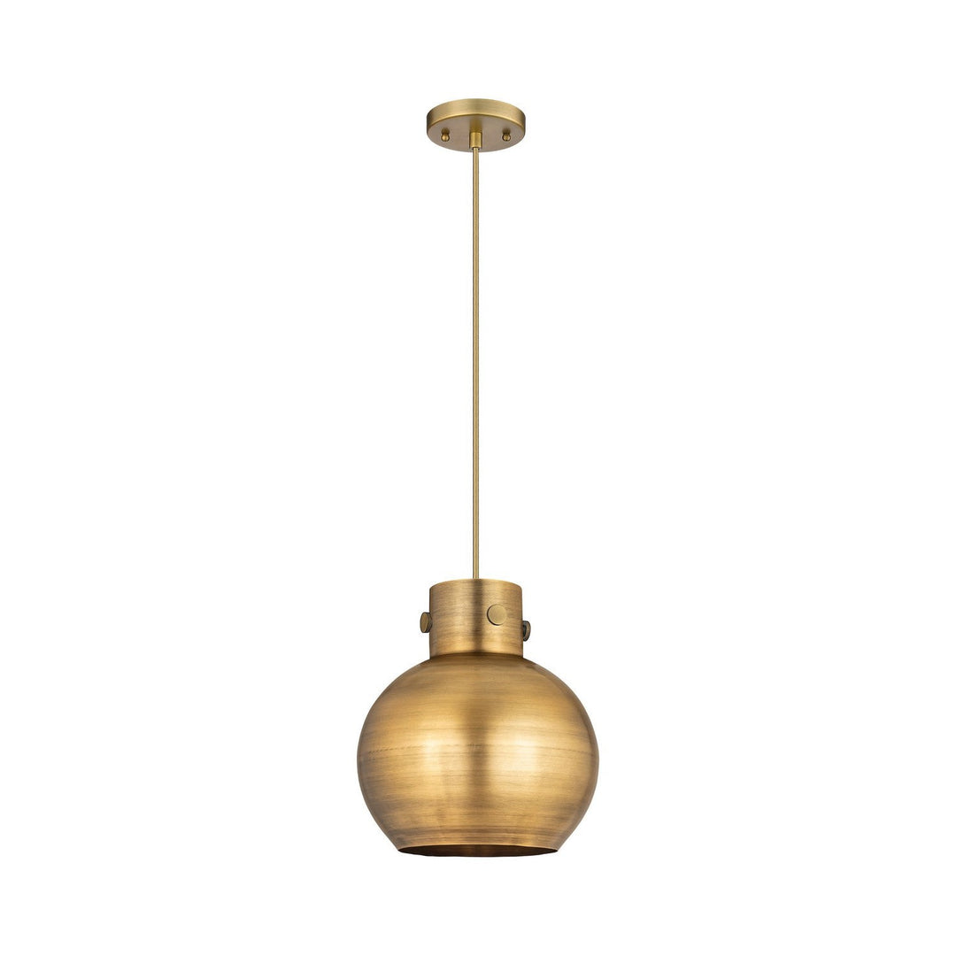 Innovations Downtown Urban 410-1PM-BB-M410-10BB Pendant Light - Brushed Brass