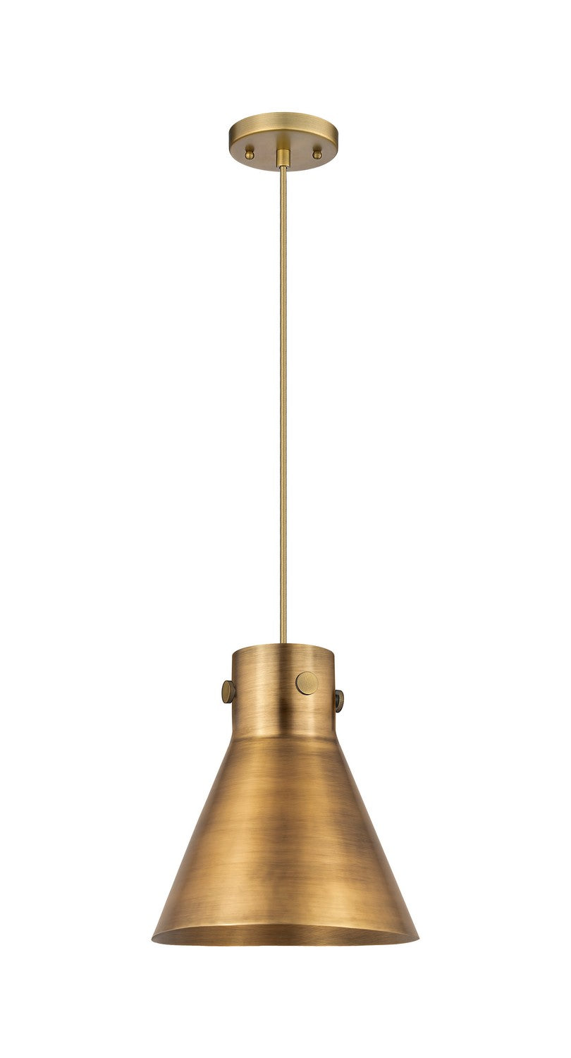 Innovations Downtown Urban 410-1PM-BB-M411-10BB Pendant Light - Brushed Brass