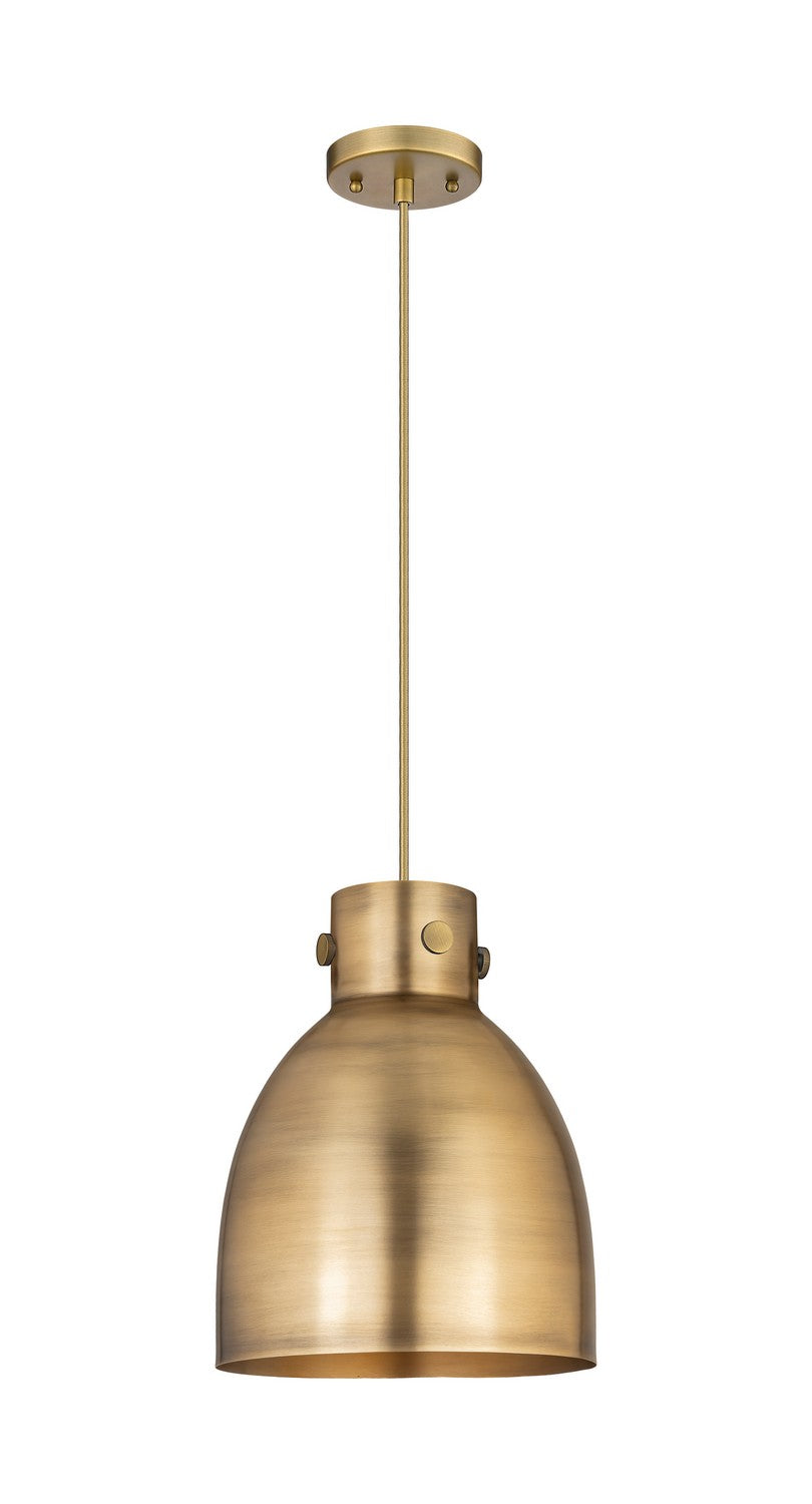 Innovations Downtown Urban 410-1PM-BB-M412-10BB Pendant Light - Brushed Brass
