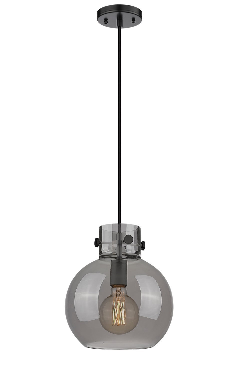Innovations Newton 410-1PM-BK-G410-10SM Pendant Light - Matte Black