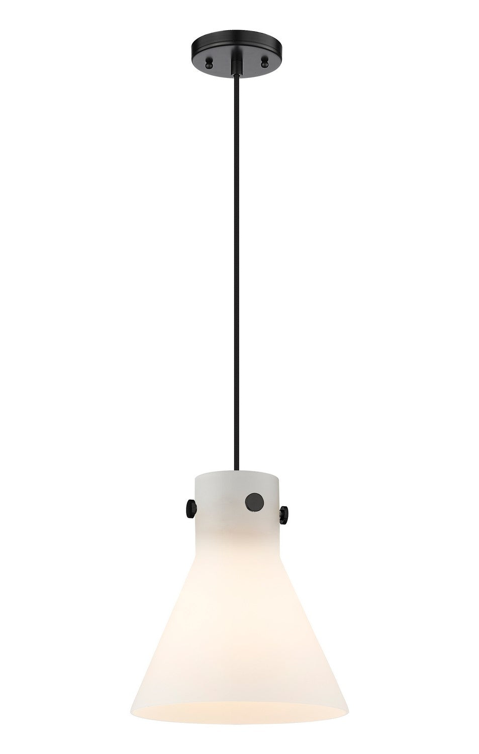 Innovations Downtown Urban 410-1PM-BK-G411-10WH Pendant Light - Matte Black