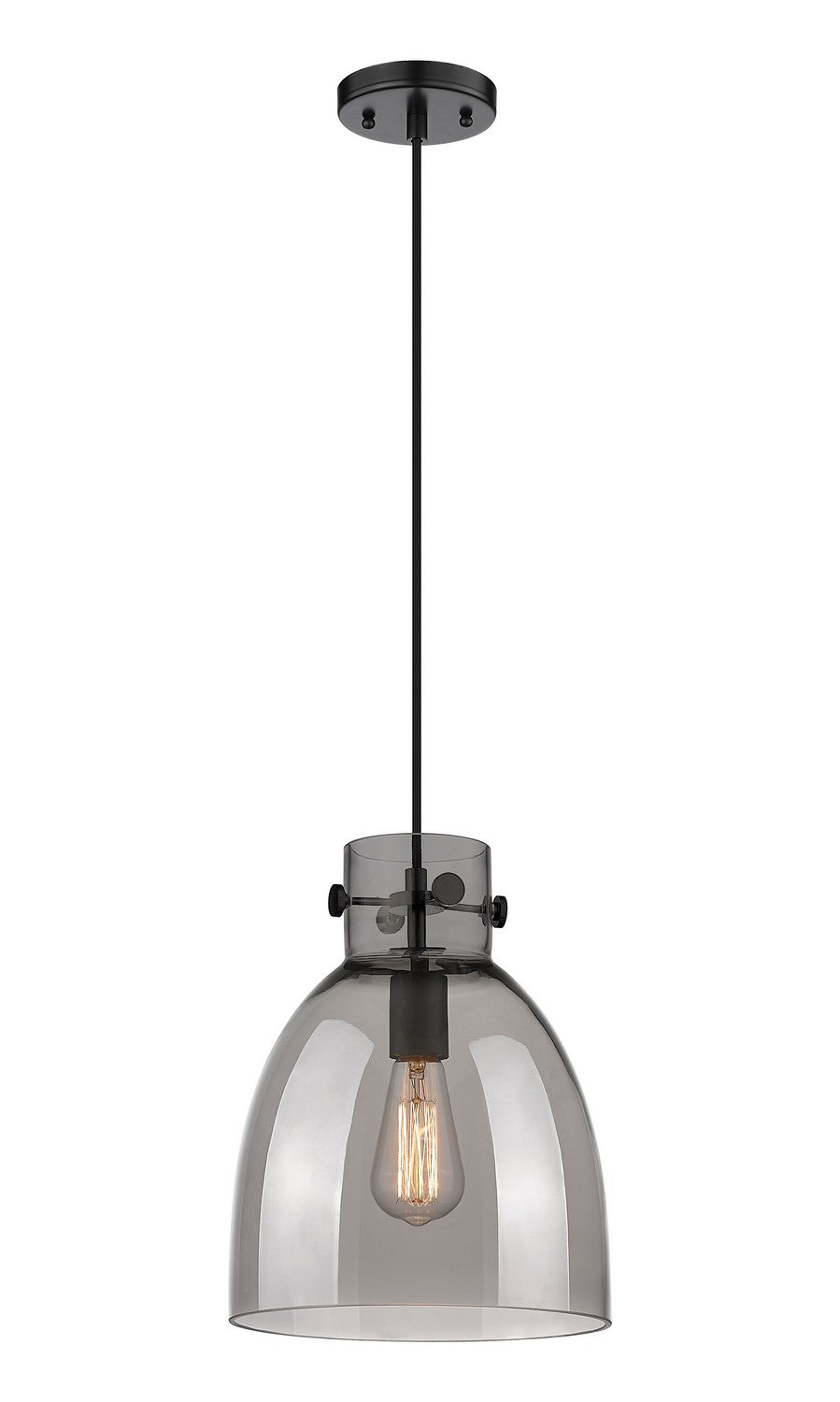 Innovations Downtown Urban 410-1PM-BK-G412-10SM Pendant Light - Matte Black