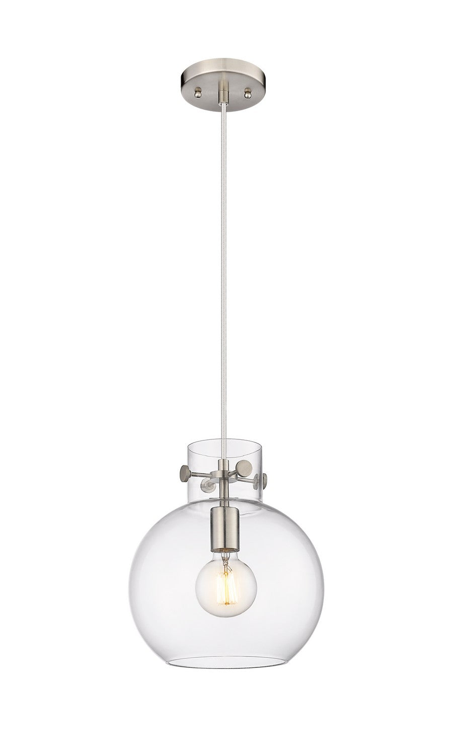 Innovations Downtown Urban 410-1PM-SN-G410-10CL Pendant Light - Satin Nickel