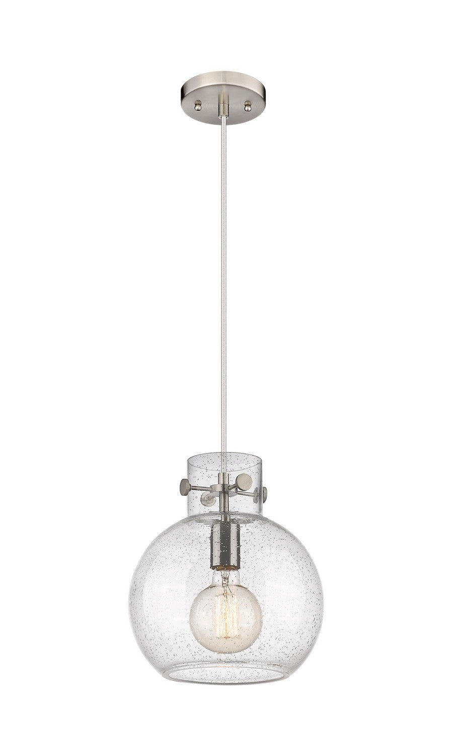 Innovations Newton 410-1PM-SN-G410-10SDY Pendant Light - Brushed Satin Nickel