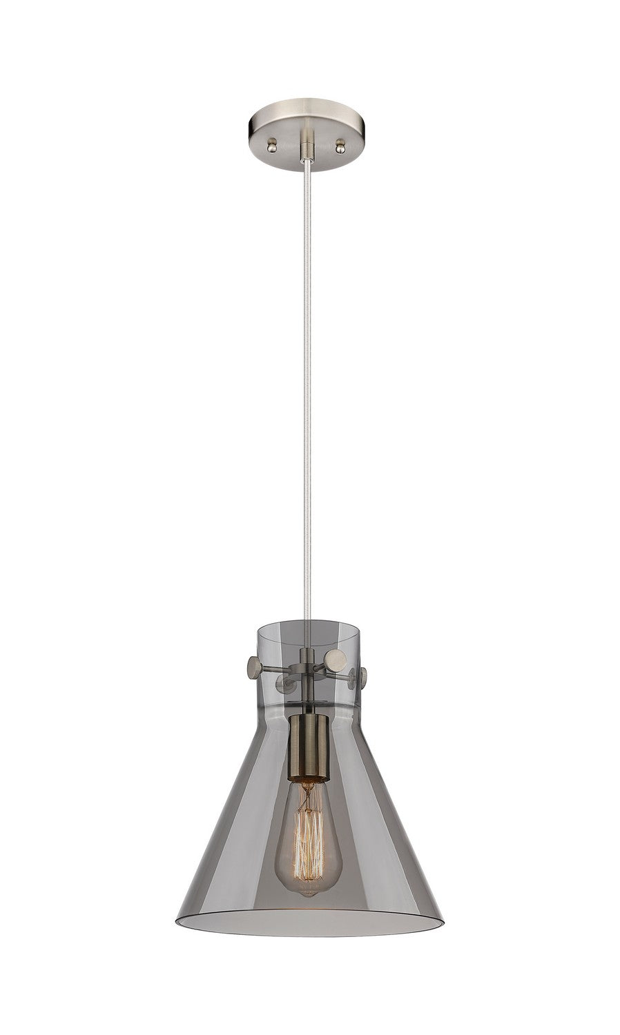 Innovations Downtown Urban 410-1PM-SN-G411-10SM Pendant Light - Satin Nickel