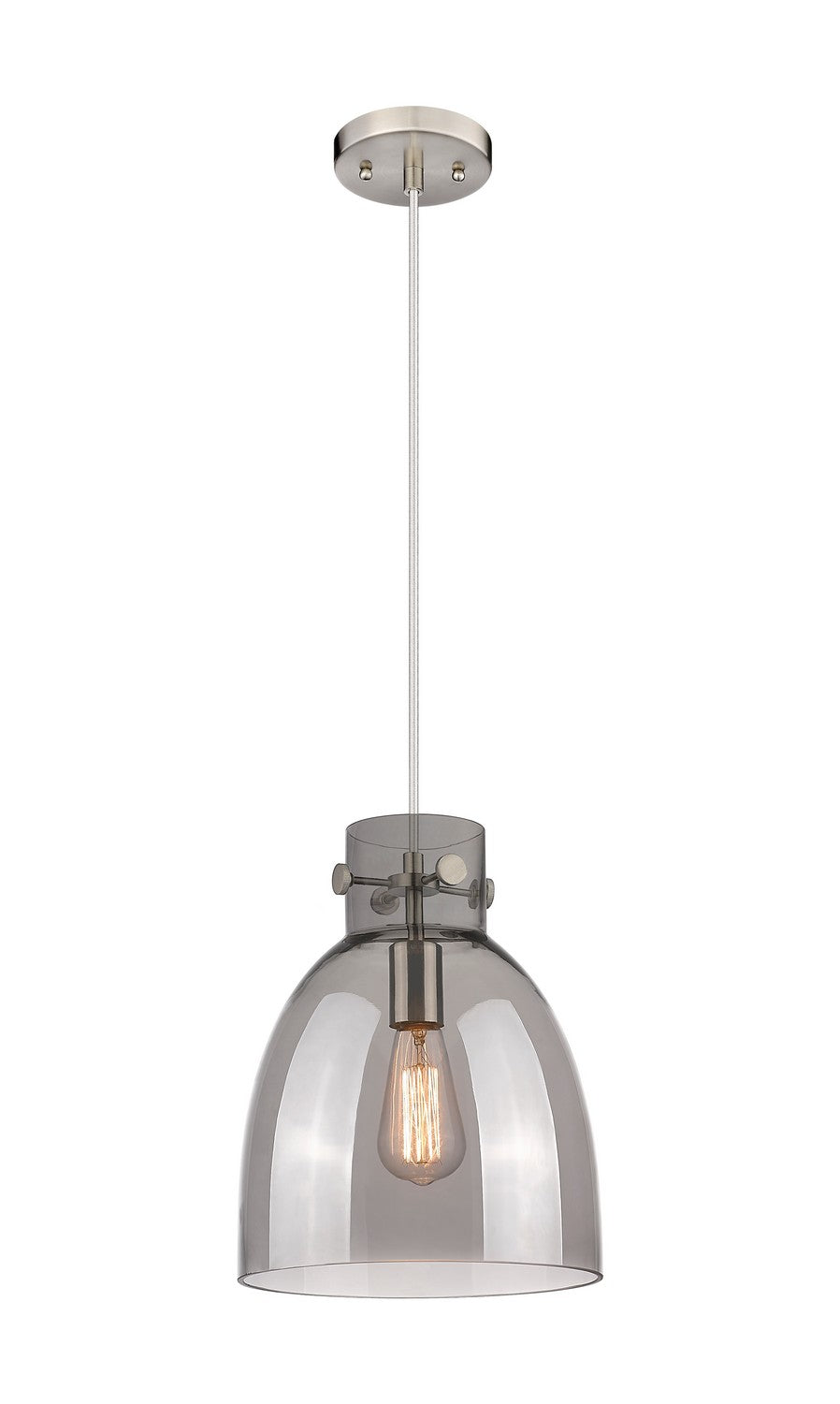 Innovations Downtown Urban 410-1PM-SN-G412-10SM Pendant Light - Satin Nickel