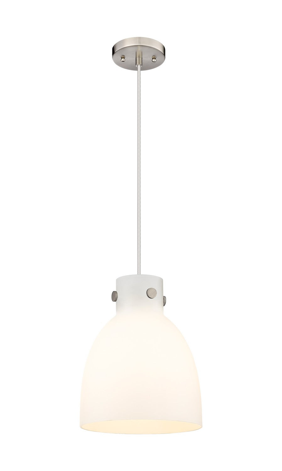 Innovations Downtown Urban 410-1PM-SN-G412-10WH Pendant Light - Satin Nickel