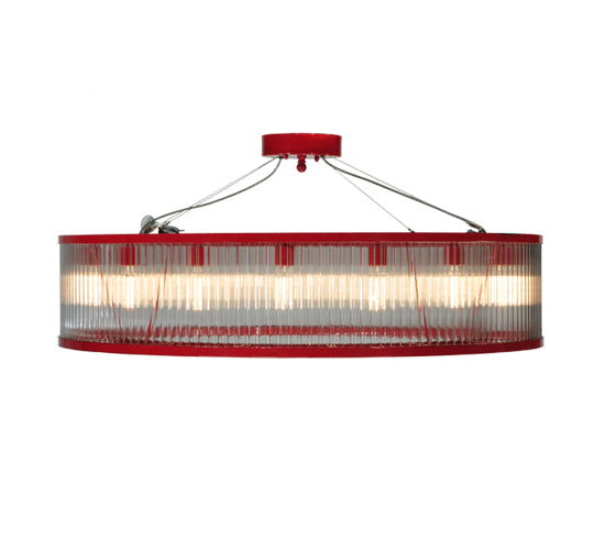 Meyda Tiffany Marquee 132858 Chandelier Light - Ruby Red/Clear Acrylic Tubes