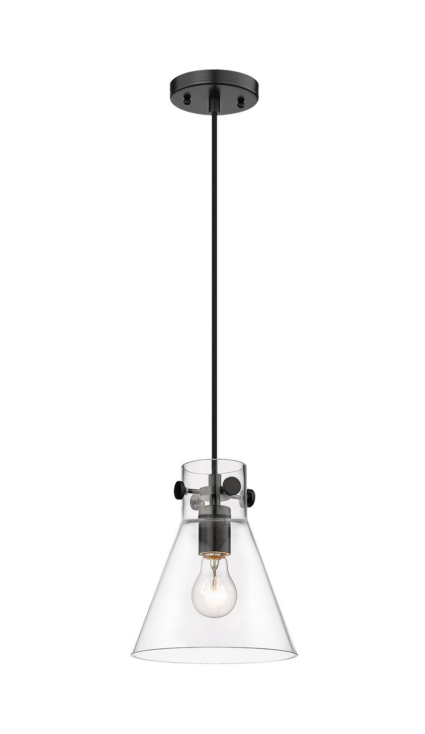 Innovations Downtown Urban 410-1PS-BK-G411-8CL Pendant Light - Matte Black