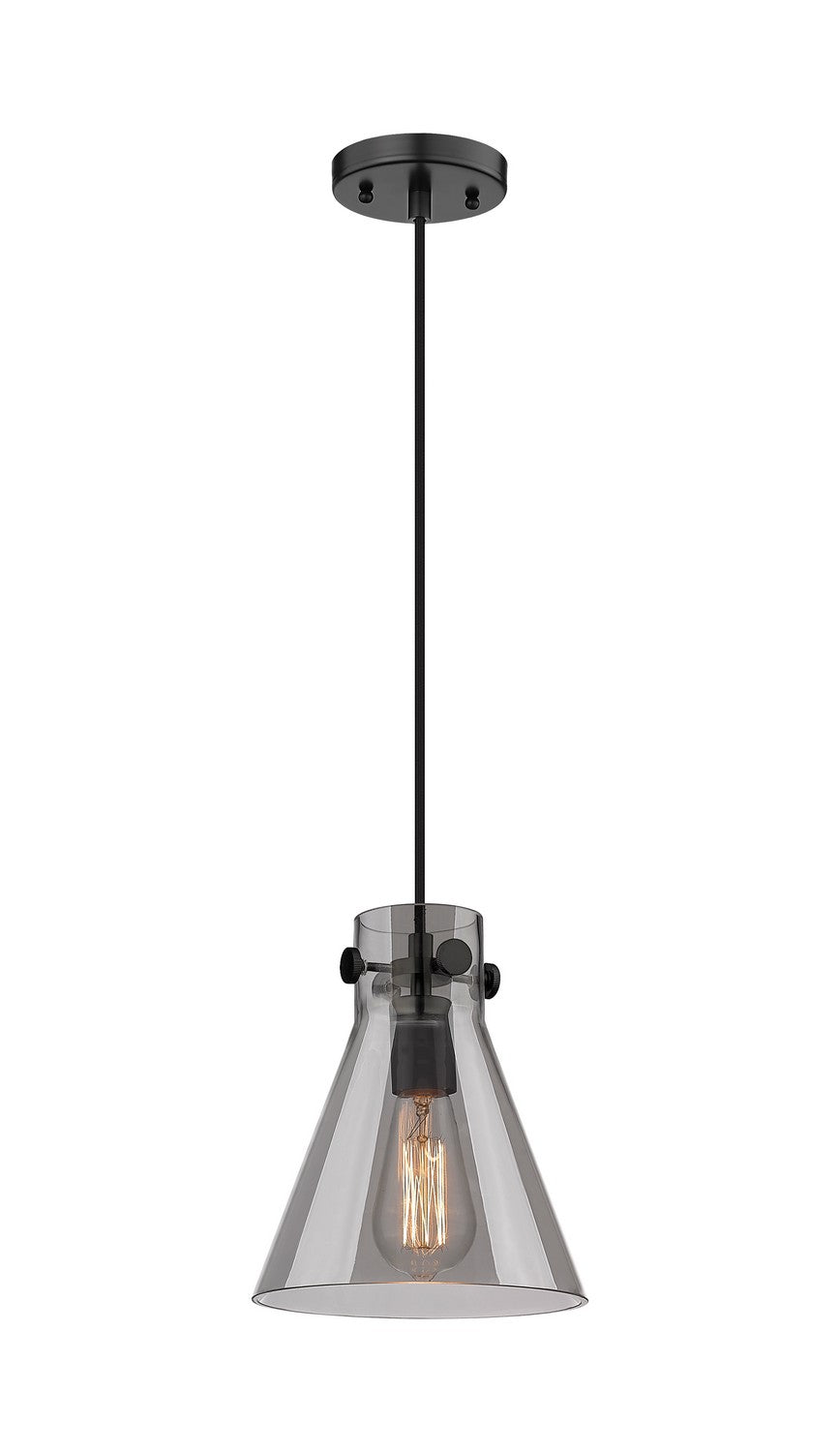 Innovations Downtown Urban 410-1PS-BK-G411-8SM Pendant Light - Matte Black