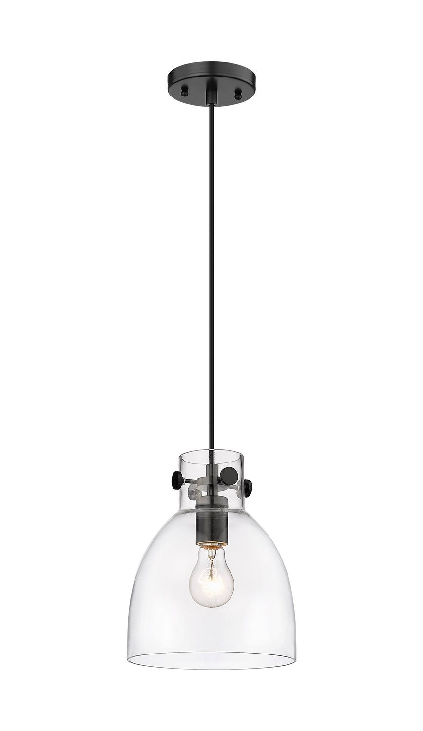 Innovations Downtown Urban 410-1PS-BK-G412-8CL Pendant Light - Matte Black