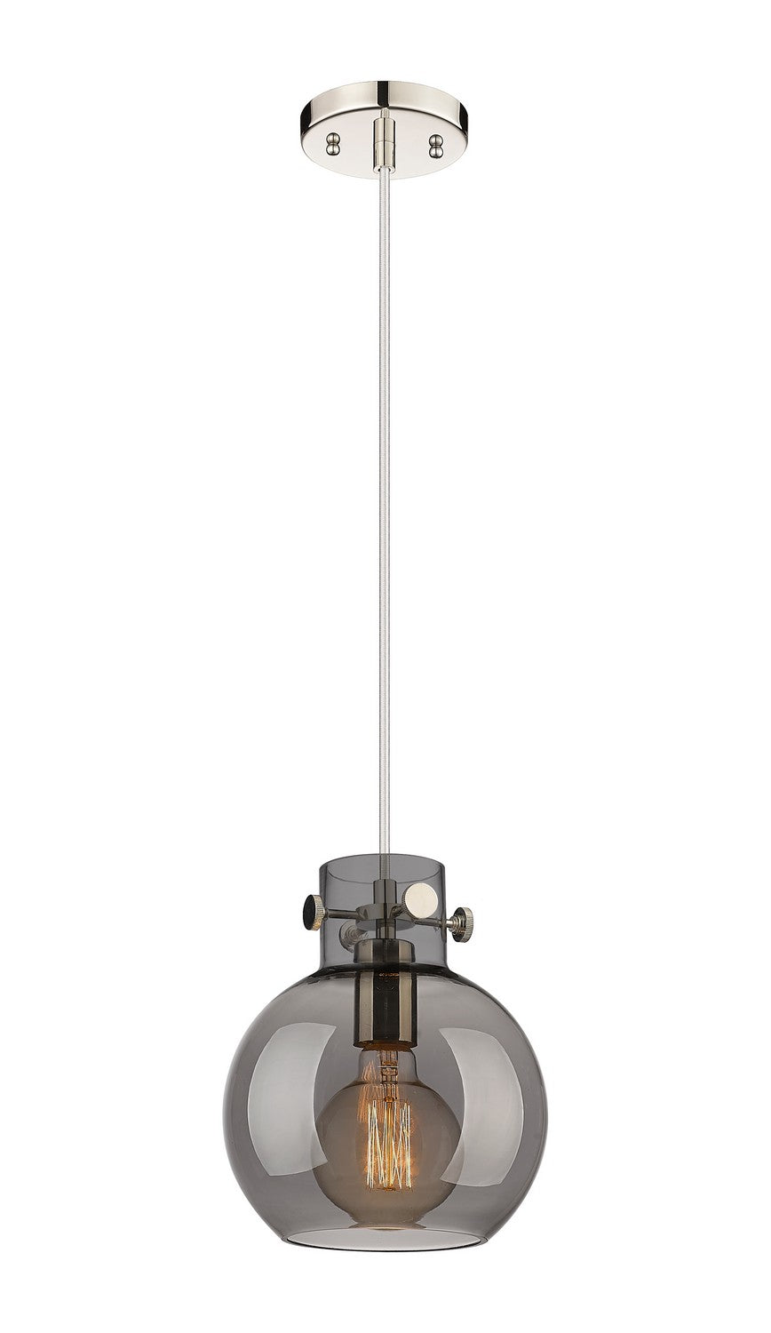 Innovations Newton 410-1PS-PN-G410-8SM Pendant Light - Polished Nickel