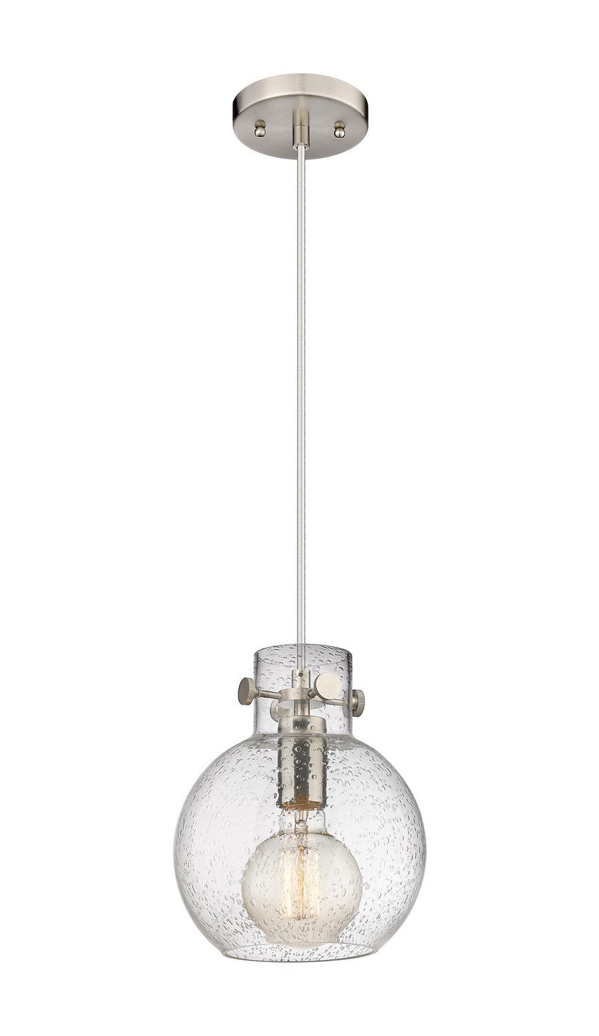 Innovations Newton 410-1PS-SN-G410-8SDY Pendant Light - Brushed Satin Nickel