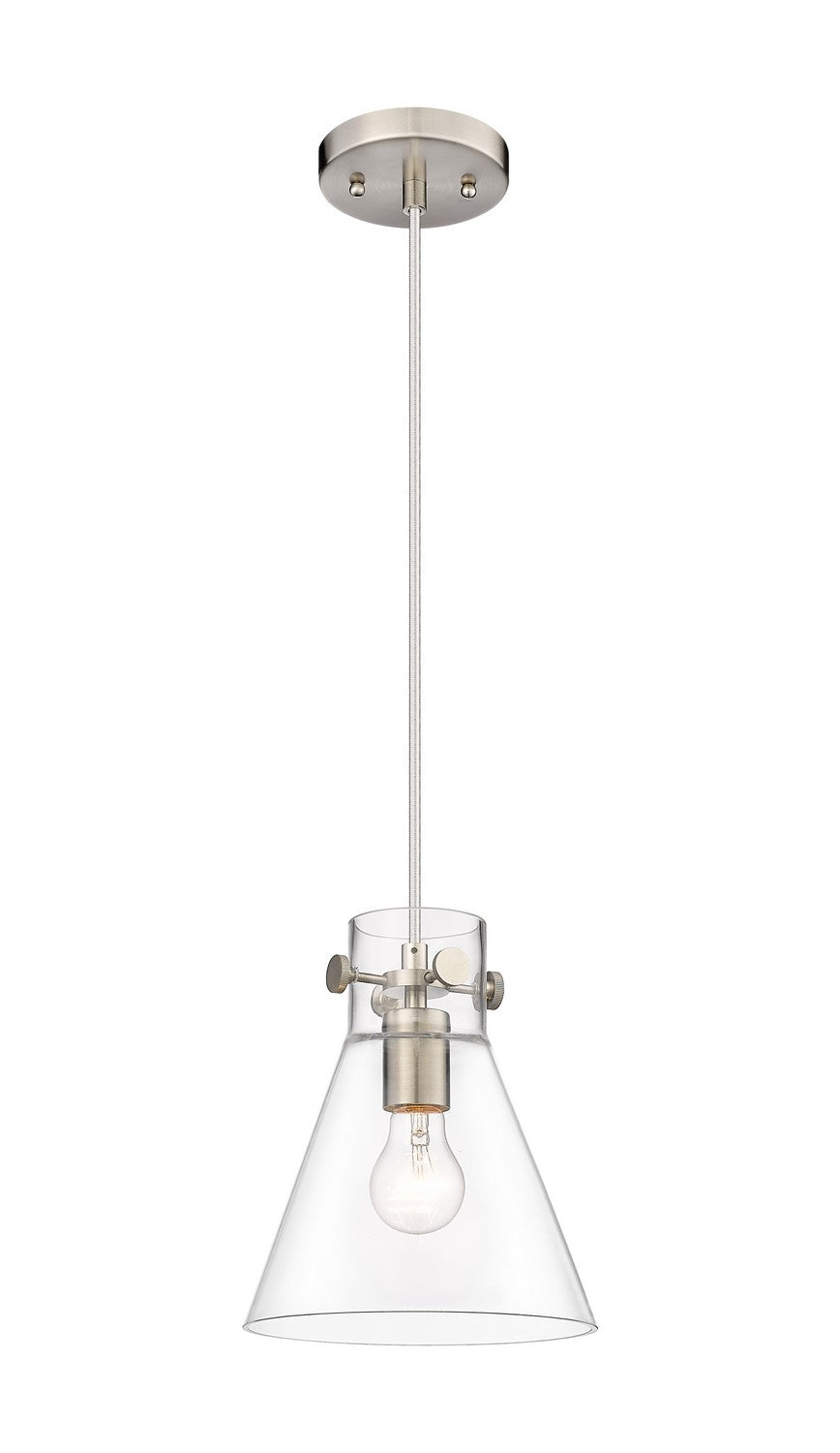 Innovations Downtown Urban 410-1PS-SN-G411-8CL Pendant Light - Brushed Satin Nickel