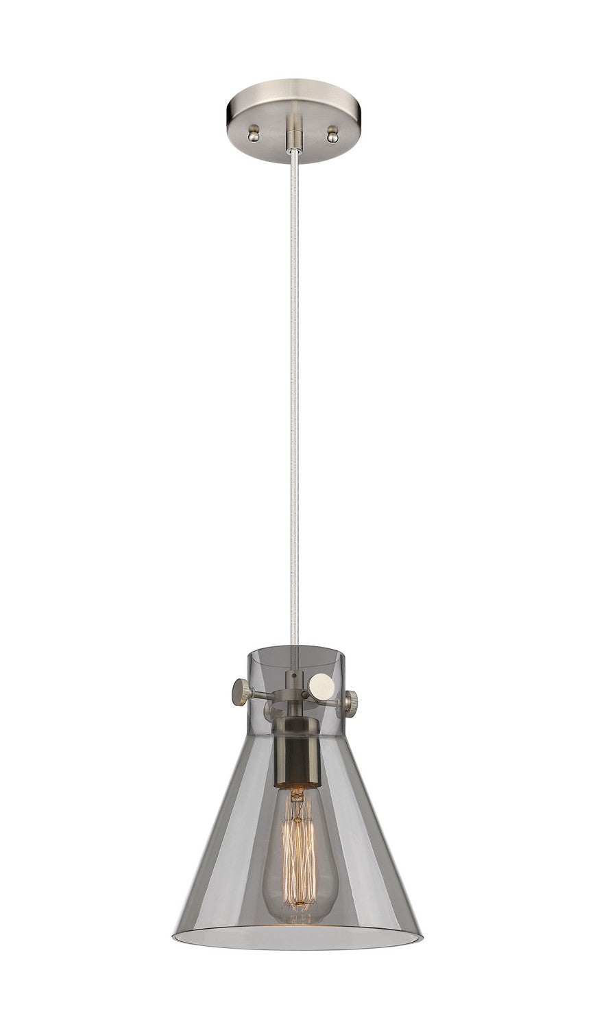 Innovations Downtown Urban 410-1PS-SN-G411-8SM Pendant Light - Brushed Satin Nickel