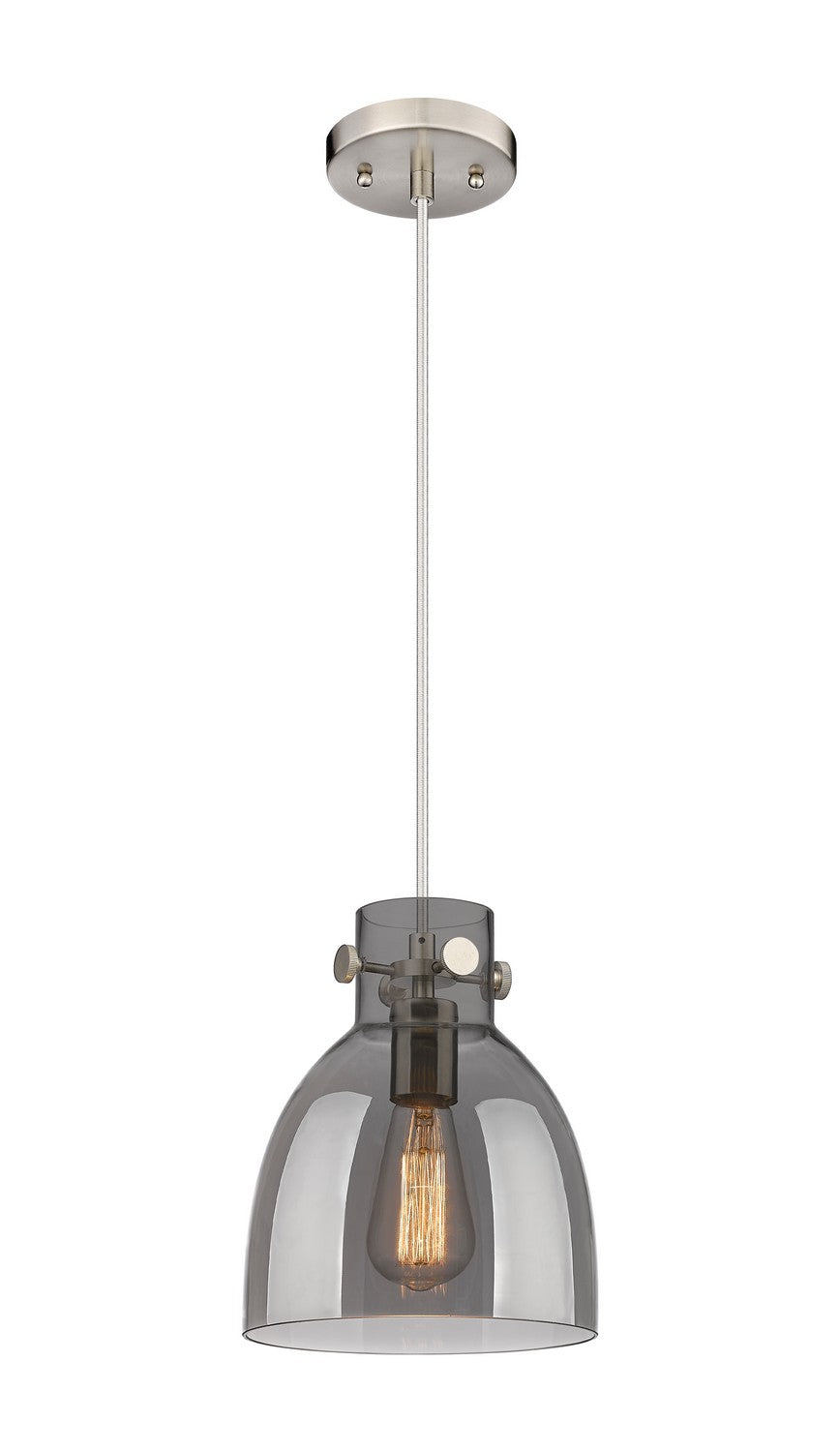 Innovations Downtown Urban 410-1PS-SN-G412-8SM Pendant Light - Brushed Satin Nickel