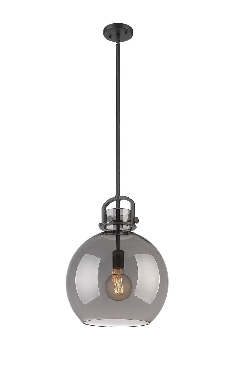 Innovations Downtown Urban 410-1SL-BK-G410-14SM Pendant Light - Matte Black
