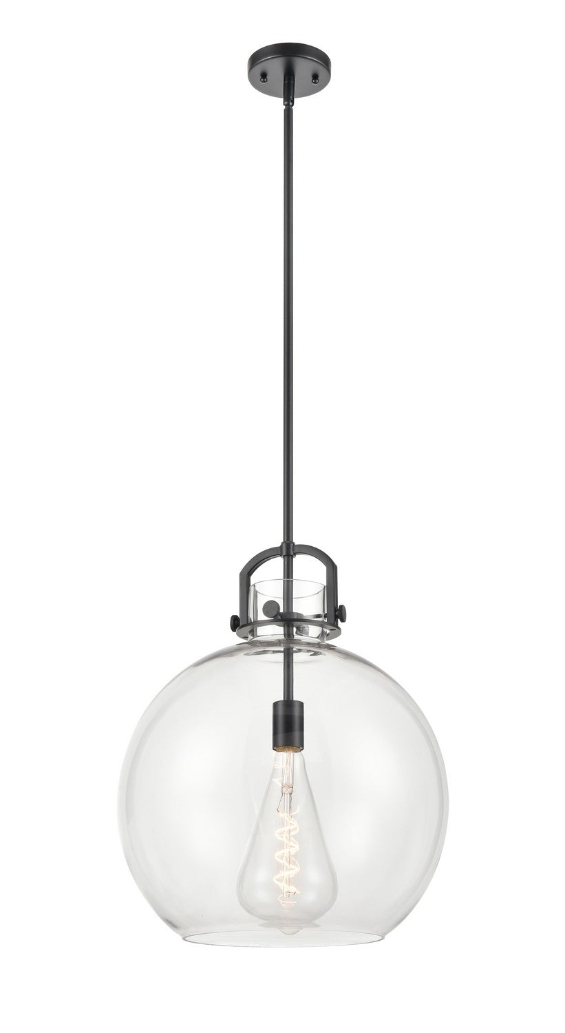 Innovations Downtown Urban 410-1SL-BK-G410-16CL Pendant Light - Matte Black