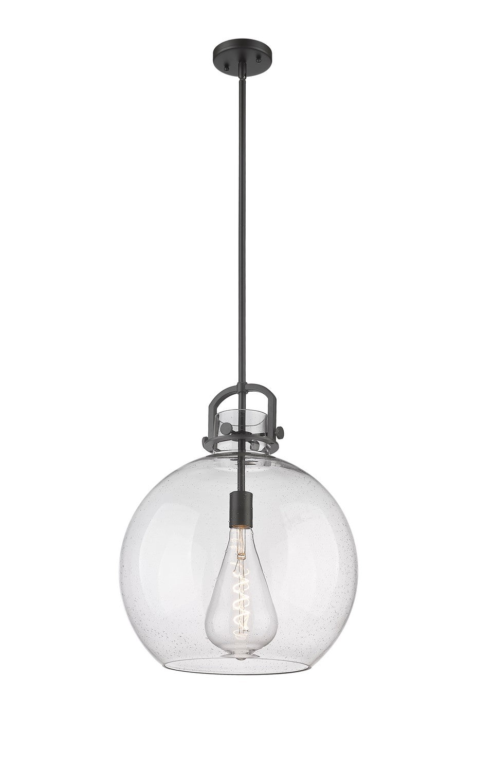 Innovations Downtown Urban 410-1SL-BK-G410-16SDY Pendant Light - Matte Black