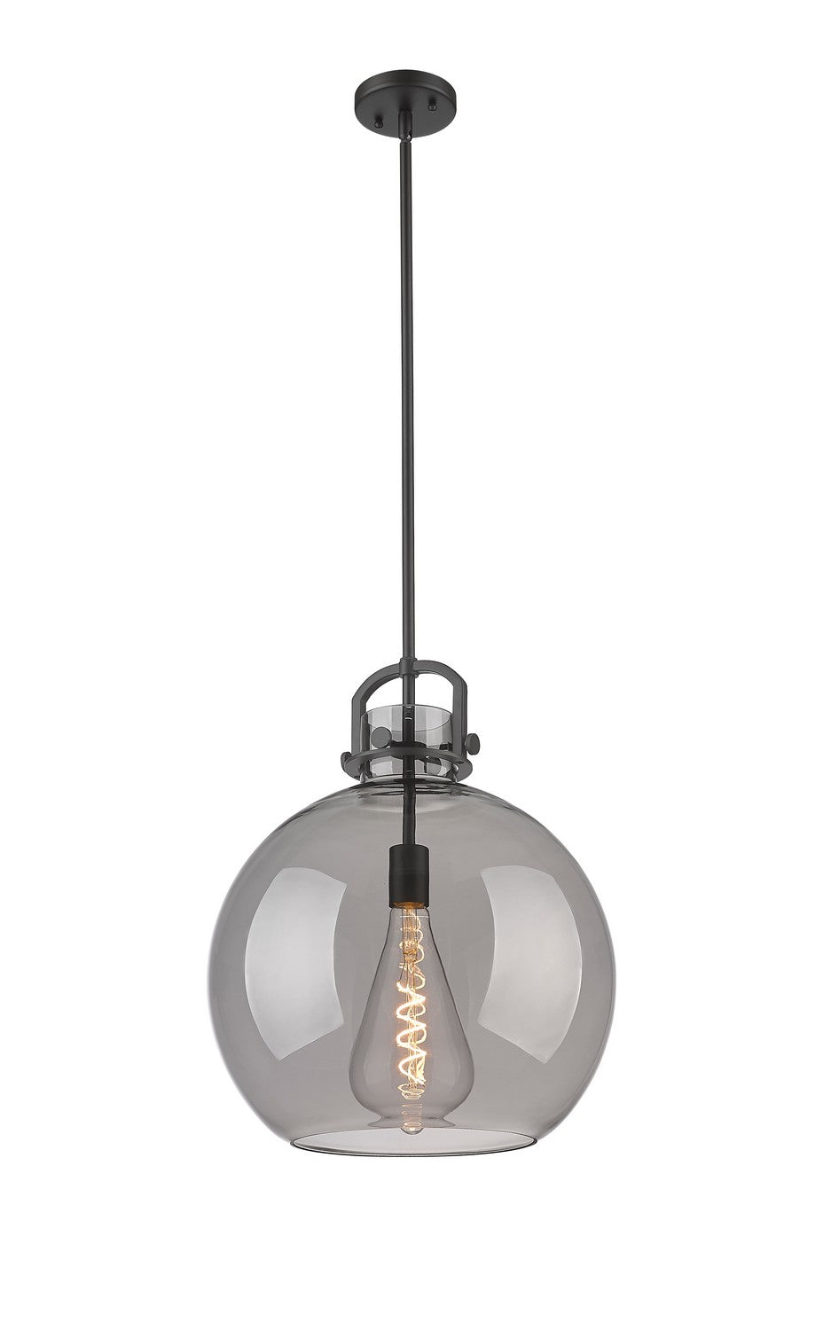 Innovations Downtown Urban 410-1SL-BK-G410-16SM Pendant Light - Matte Black