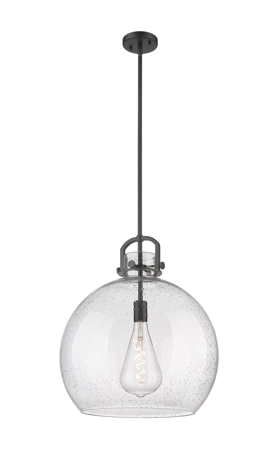 Innovations Downtown Urban 410-1SL-BK-G410-18SDY Pendant Light - Matte Black