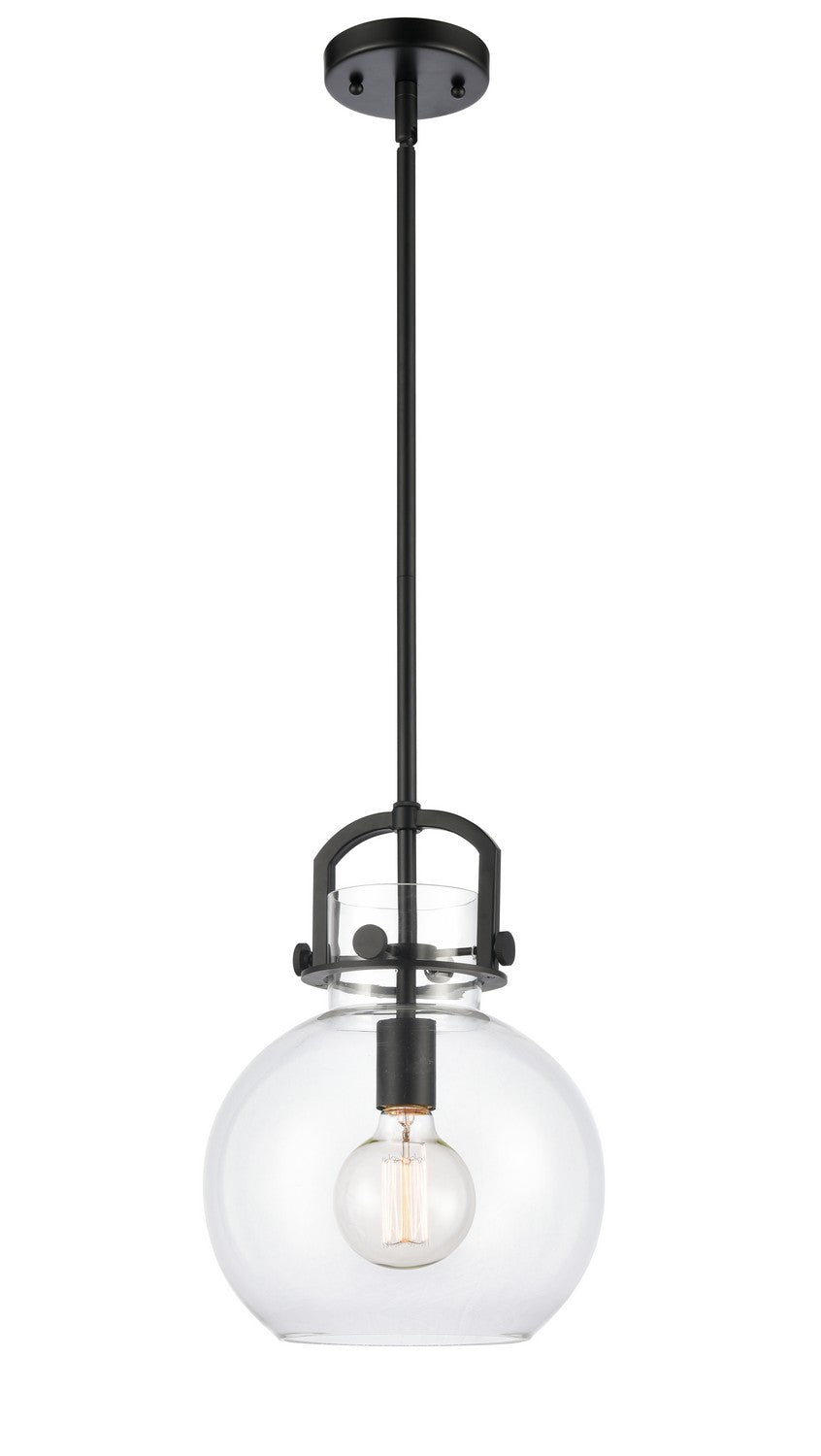 Innovations Downtown Urban 410-1SM-BK-G410-10CL Pendant Light - Matte Black