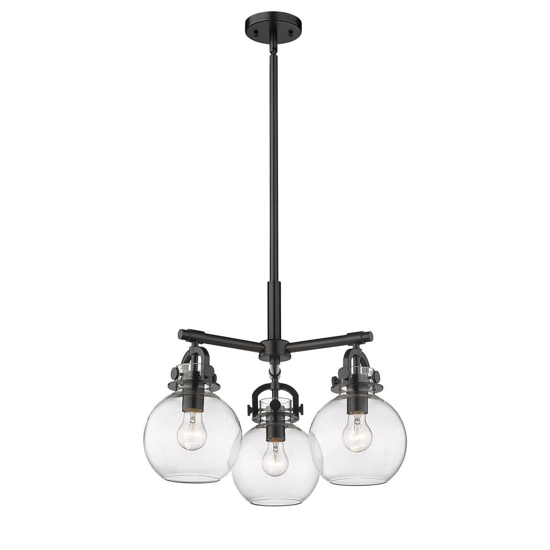 Innovations Downtown Urban 410-3CR-BK-G410-7CL Pendant Light - Matte Black