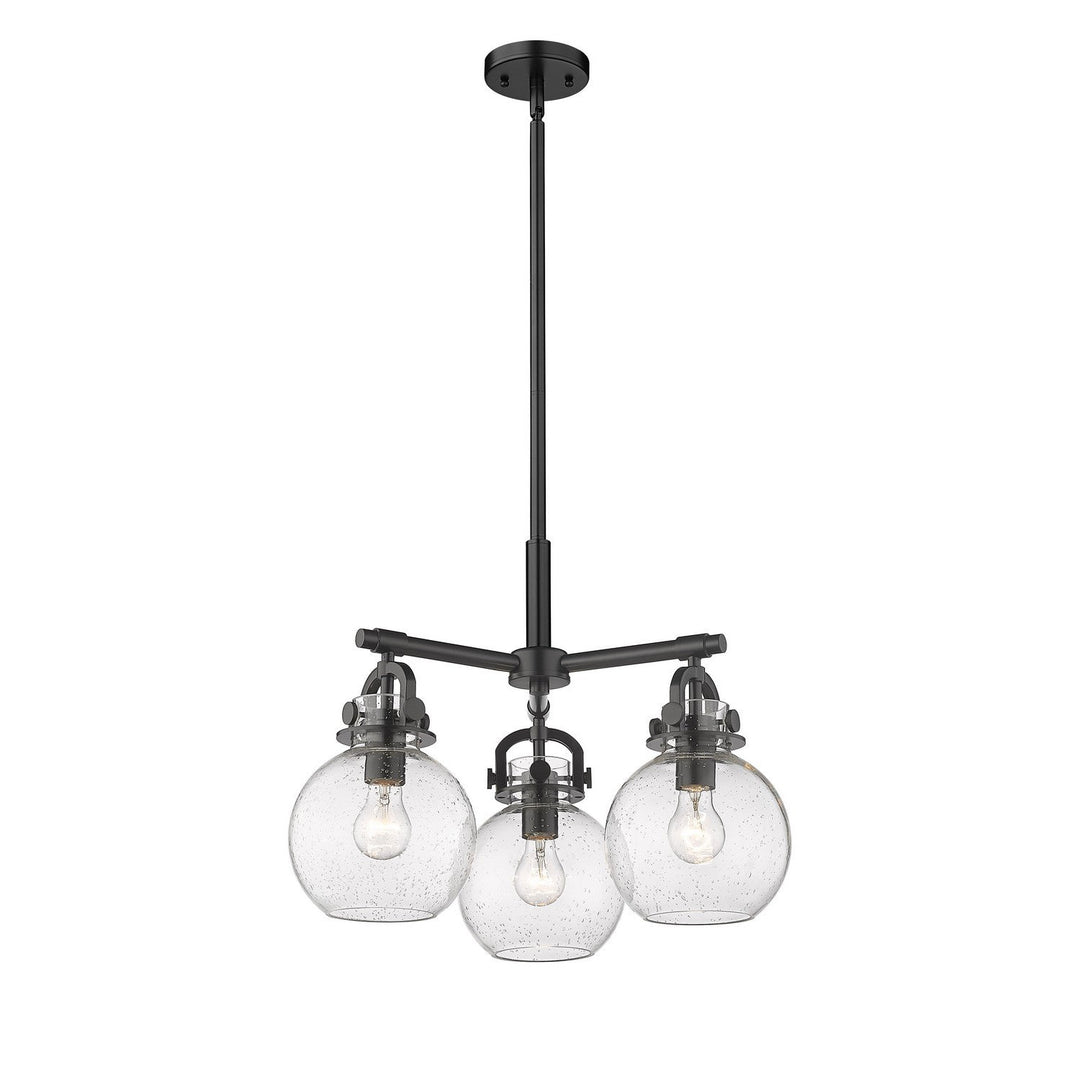 Innovations Downtown Urban 410-3CR-BK-G410-7SDY Pendant Light - Matte Black