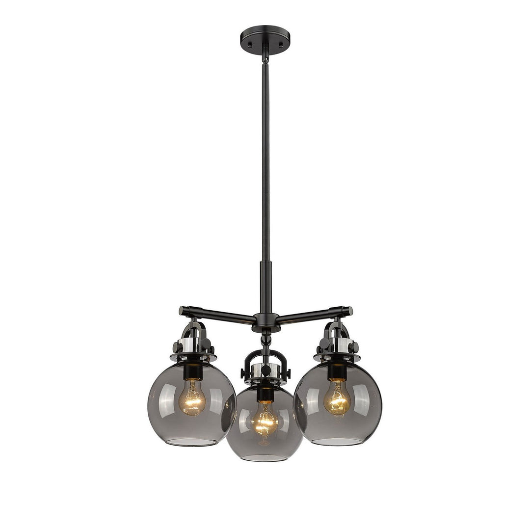 Innovations Downtown Urban 410-3CR-BK-G410-7SM Pendant Light - Matte Black