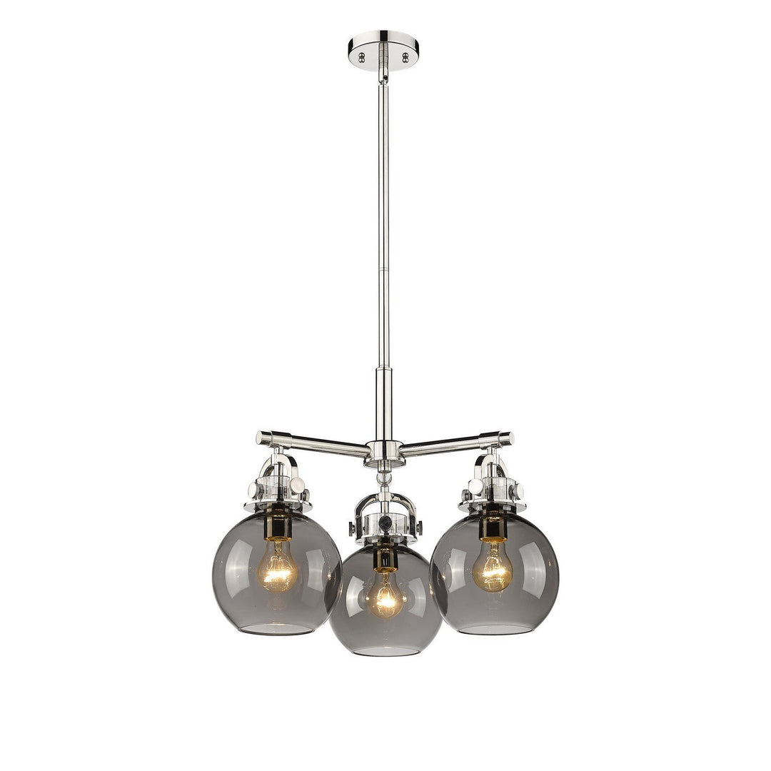 Innovations Downtown Urban 410-3CR-PN-G410-7SM Pendant Light - Polished Nickel