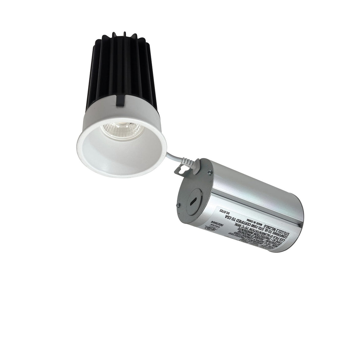 Nora Lighting NM2-2RTLDC8540MPW Modern  Recessed Light Matte Powder White